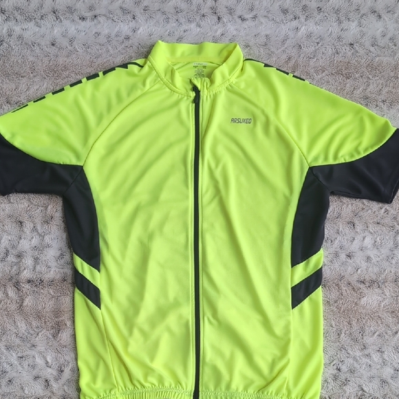 Arsuxeo Full Zip Short Sleeve Cycling Jersey - Picture 2 of 5